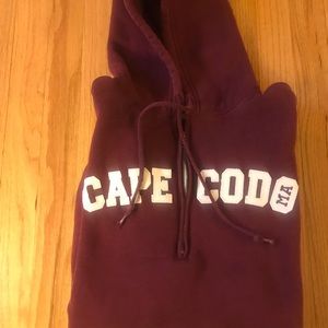Russell Athletic Shirts - Cape Cod Russell 1/4 Zip Hoodie Maroon Sz Med/H5 Russell Athletic Shirts - Cape Cod Russell 1/4 Zip Hoodie Maroon Sz Med/H5